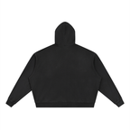 Unisex Vintage Wash Full Zip Boxy Hoodie
