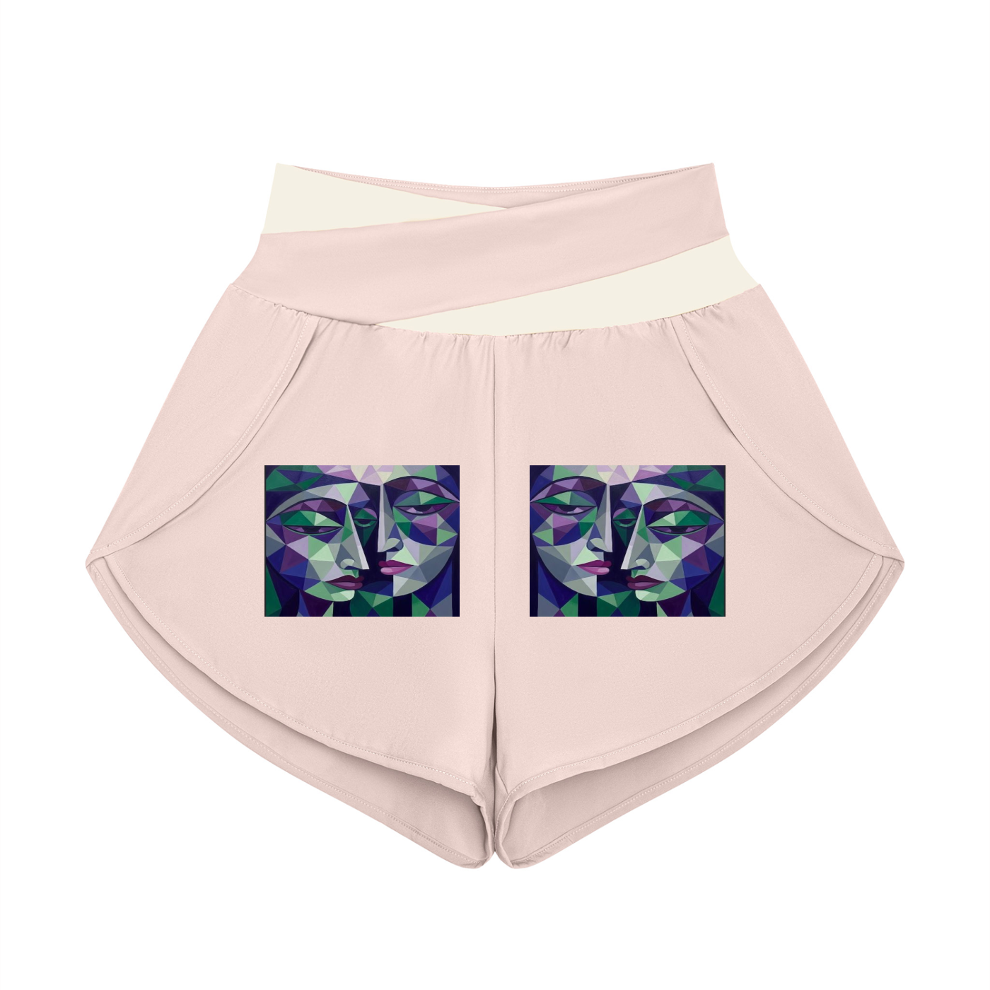 Women’s Yoga Panelled Shorts