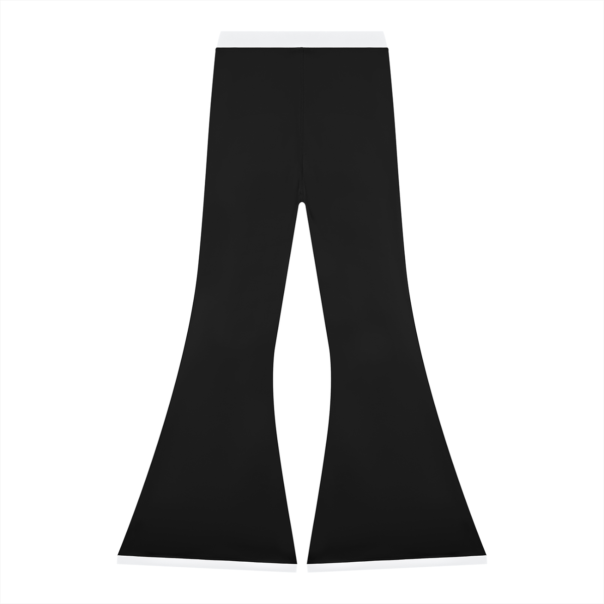 Leggings da yoga a zampa color block da donna