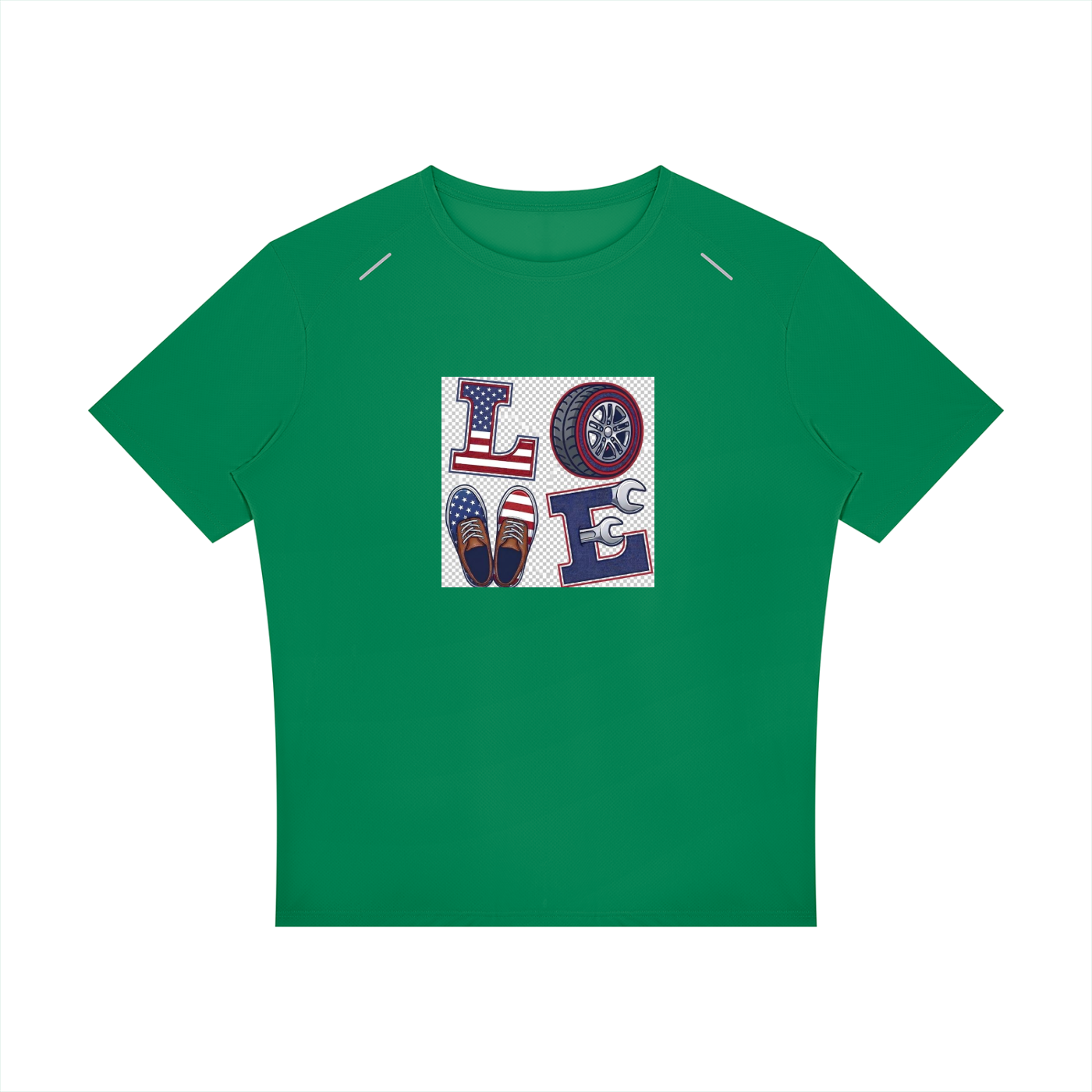 Men's Raglan Reflective T-Shirt