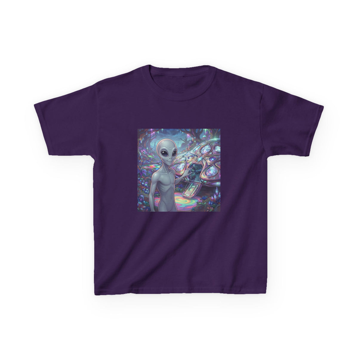 Kids Alien Space Tee — Cute Cosmic Extraterrestrial Graphic Shirt