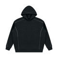 Unisex Oversized Piping Fleece Hoodie