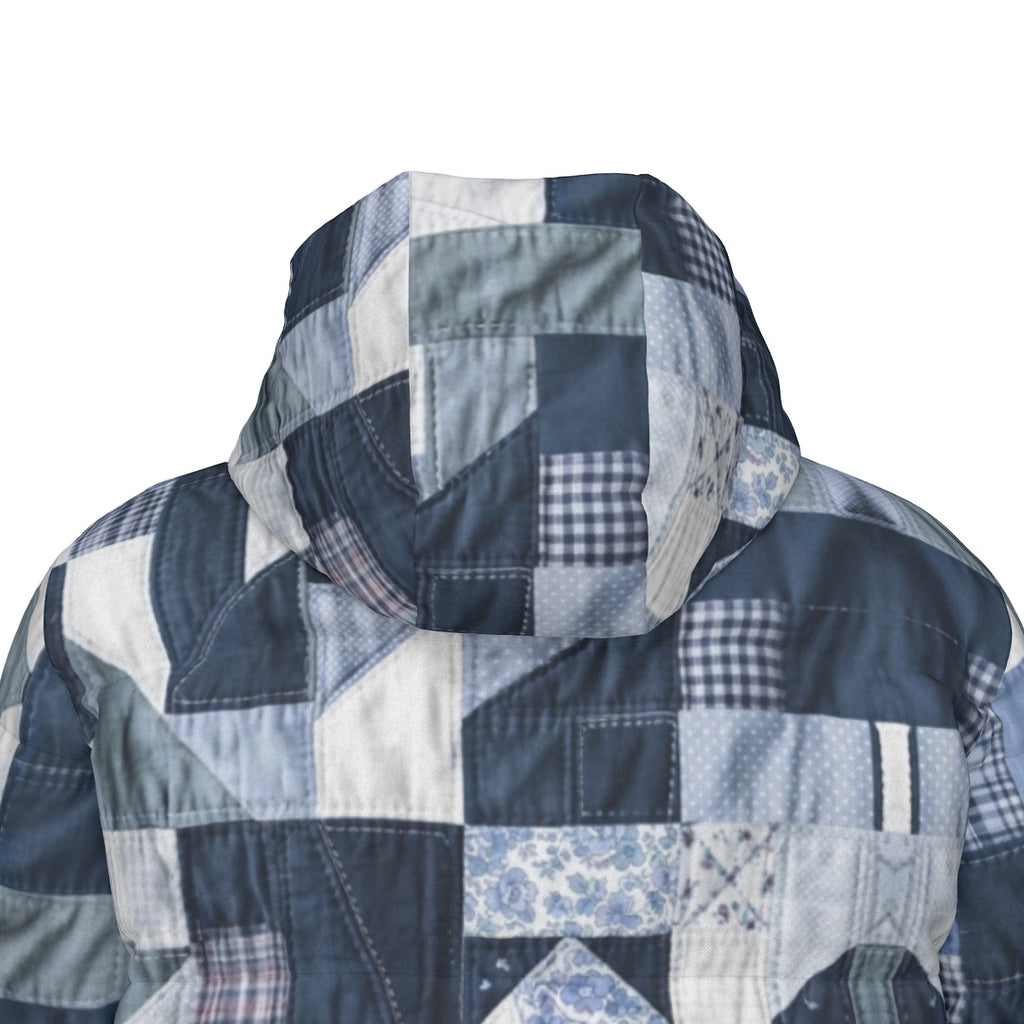 COAT OF MANY COLORS COLLECTION All-Over Print Unisex Borg Fleece Coat With Z Unisex Long Down Jacket