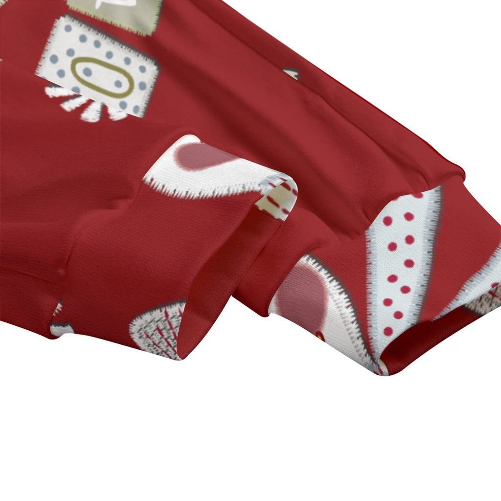 All-Over Print Kid's Knitted Fleece Set