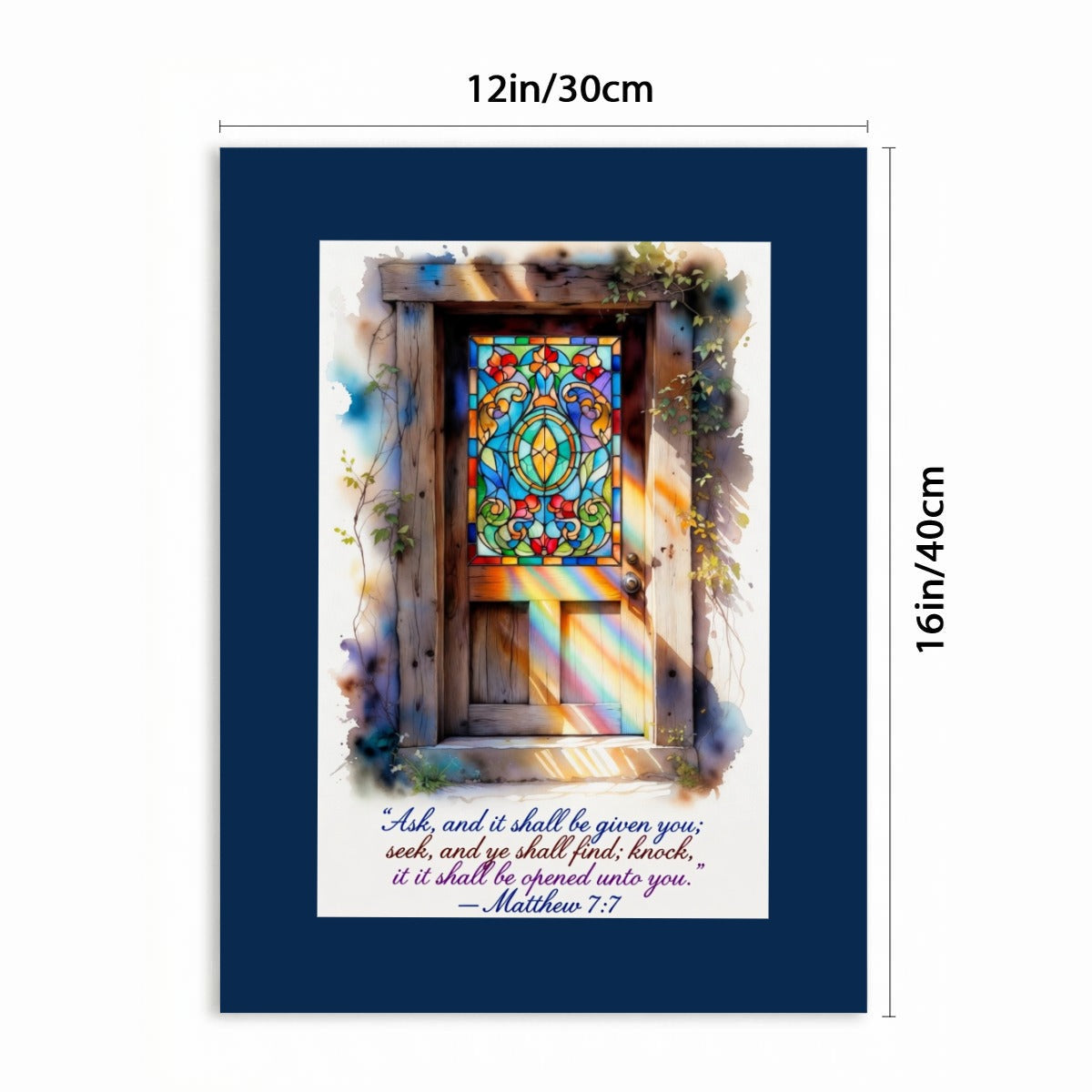 Vertical Framed Canvas Wall Art Printed in Canada