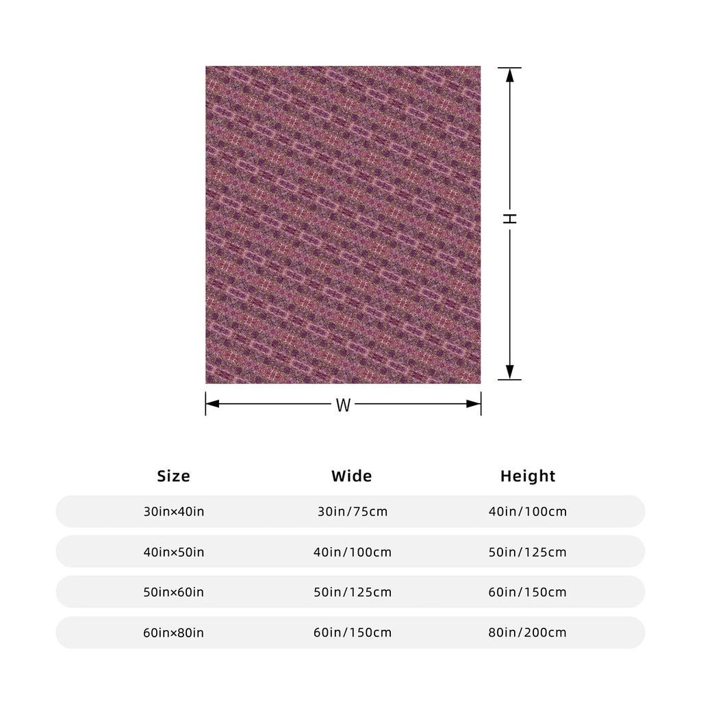 Gram Flannel Blanket - Vertical Style Printed in USA|290GSM