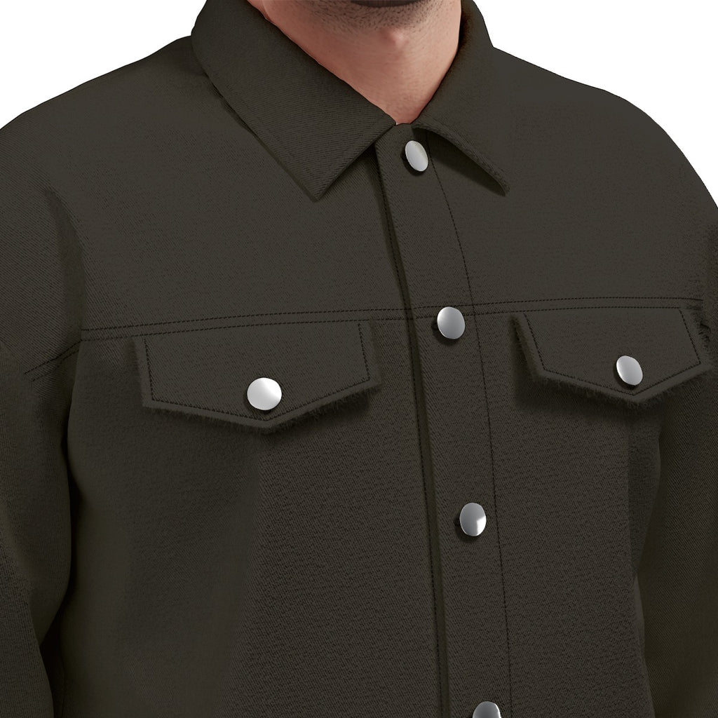 All-Over Print Unisex Lapel Jacket | 245GSM Cotton