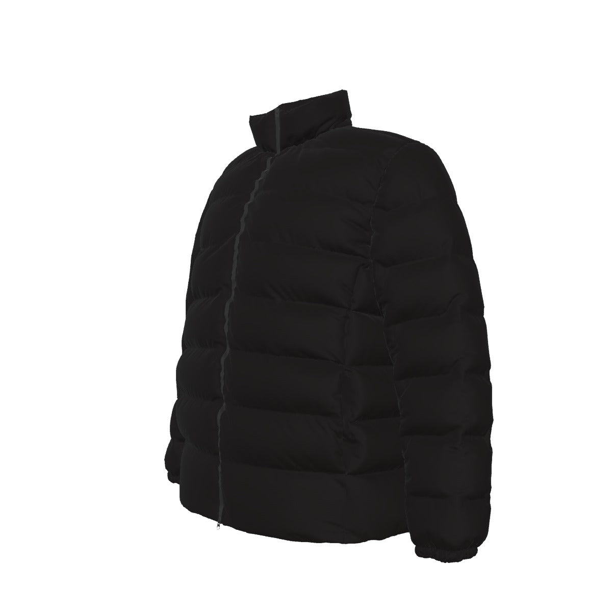 All-Over Print Unisex Stand collar slim down jacket