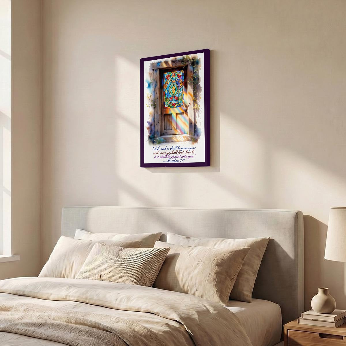 Vertical Framed Canvas Wall Art Printed in Canada