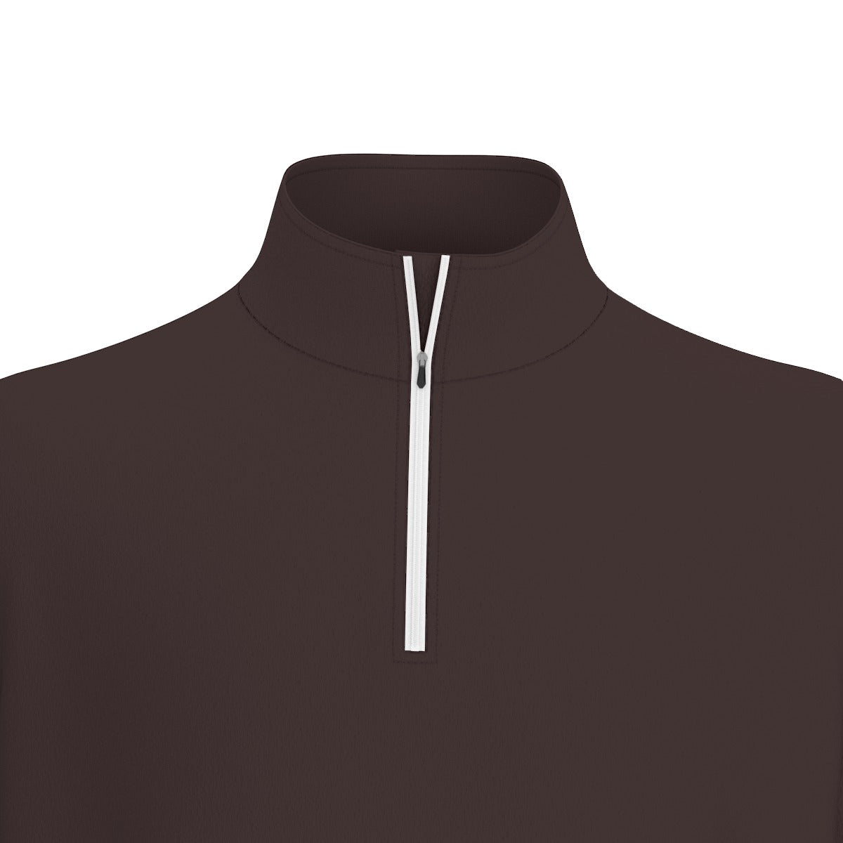 All-Over Print Men's Sports Collar Jersey With Long Sleeve