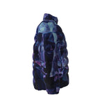 All-Over Print Unisex Stand collar slim down jacket