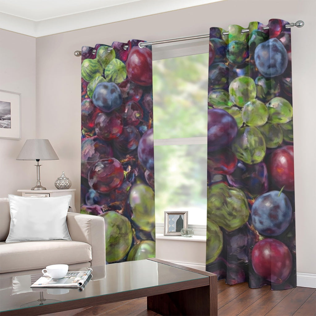 Bre Good Fruit Grommet Curtains (Small Size)