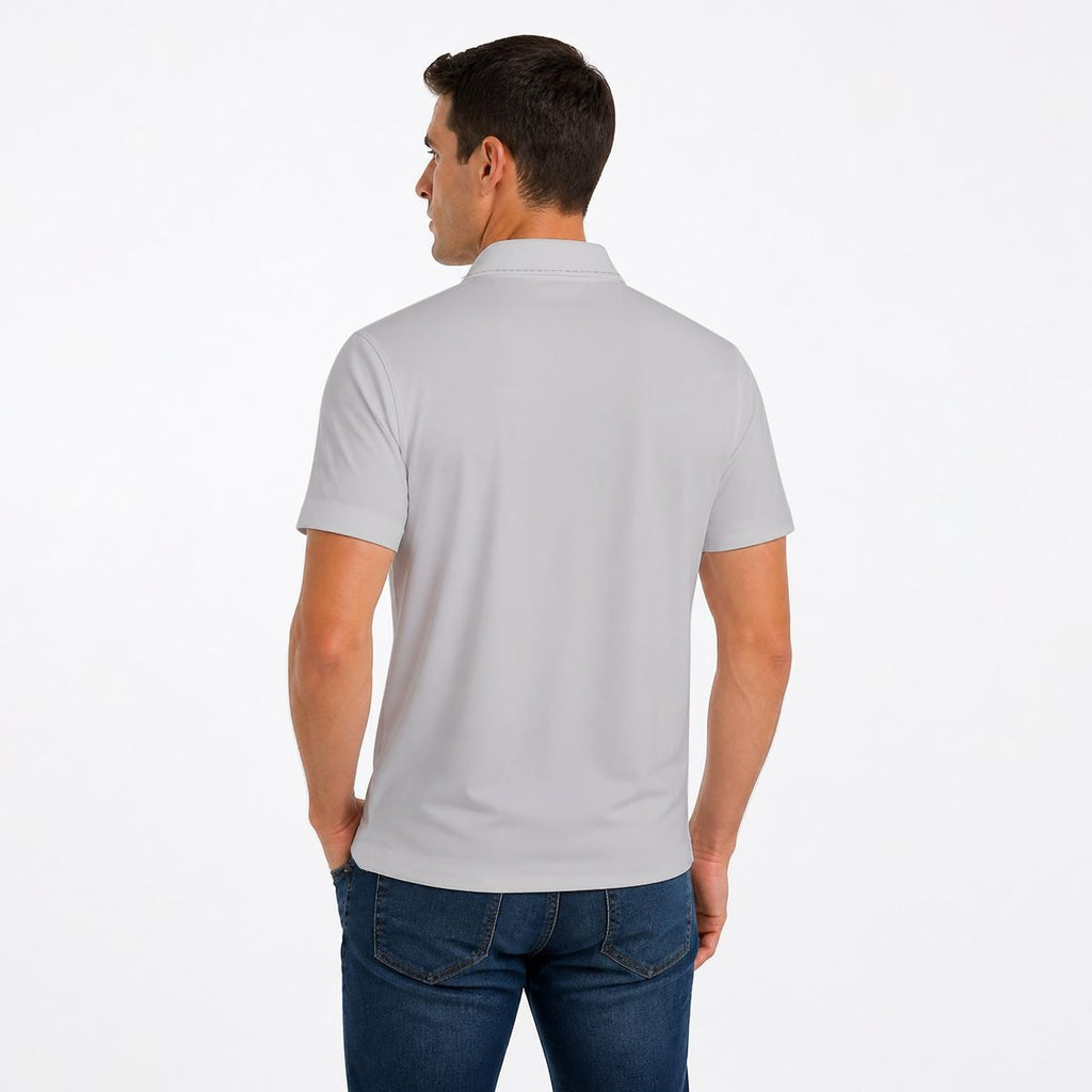 All Over Print Men‘s Two-Piece Collar Polo Shirt|Bonded Seam