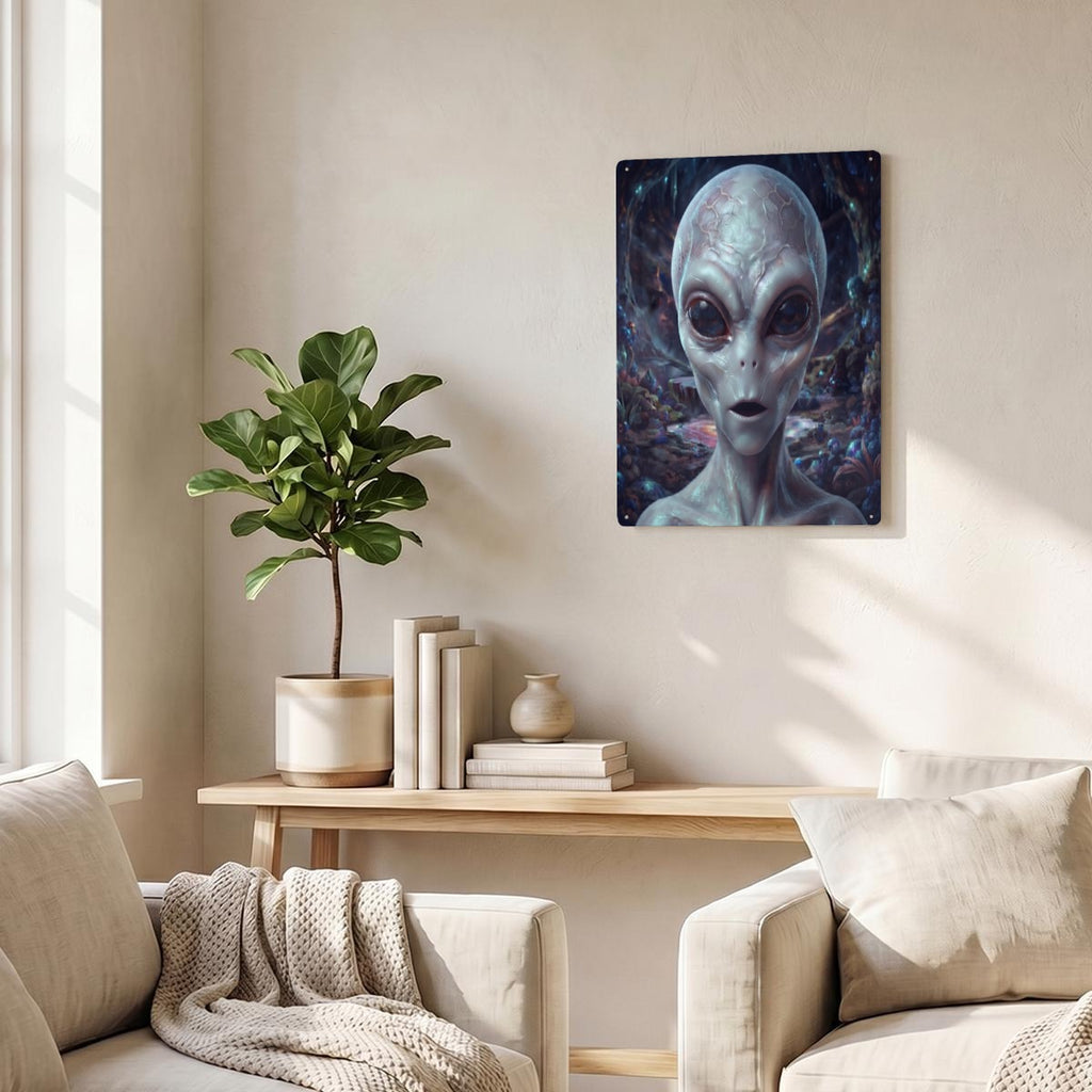 Thickened Rectangular Iron Wall Painting Printed in Canada