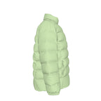 All-Over Print Unisex Stand collar slim down jacket
