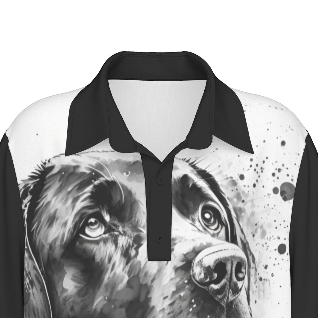 All-Over Print Teenage Polo Collar Jersey |210GSM
