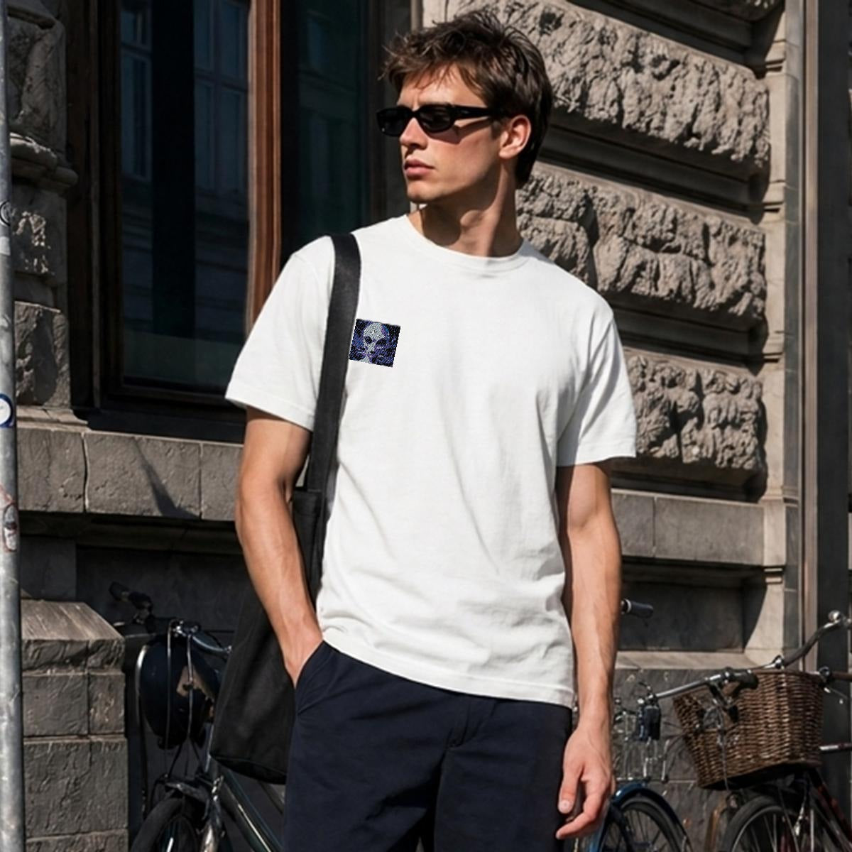 ALIEN DISCLOSURE COLLECTION - Men's Heavyweight Crew Neck T-Shirt|Embroidery