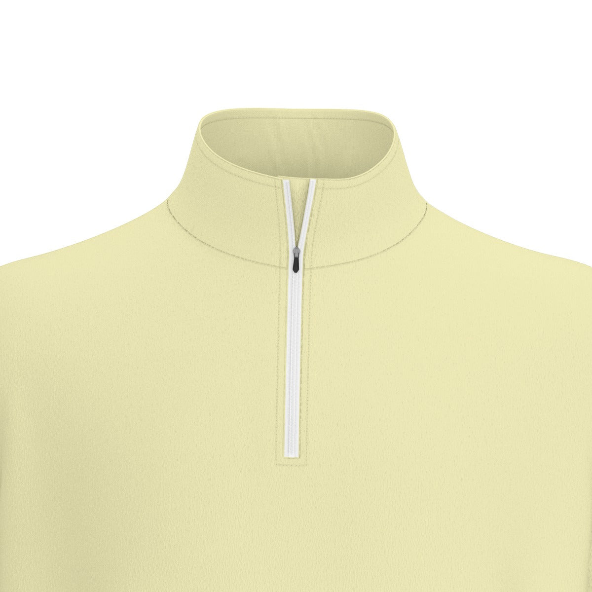 All-Over Print Men's Sports Collar Jersey With Long Sleeve