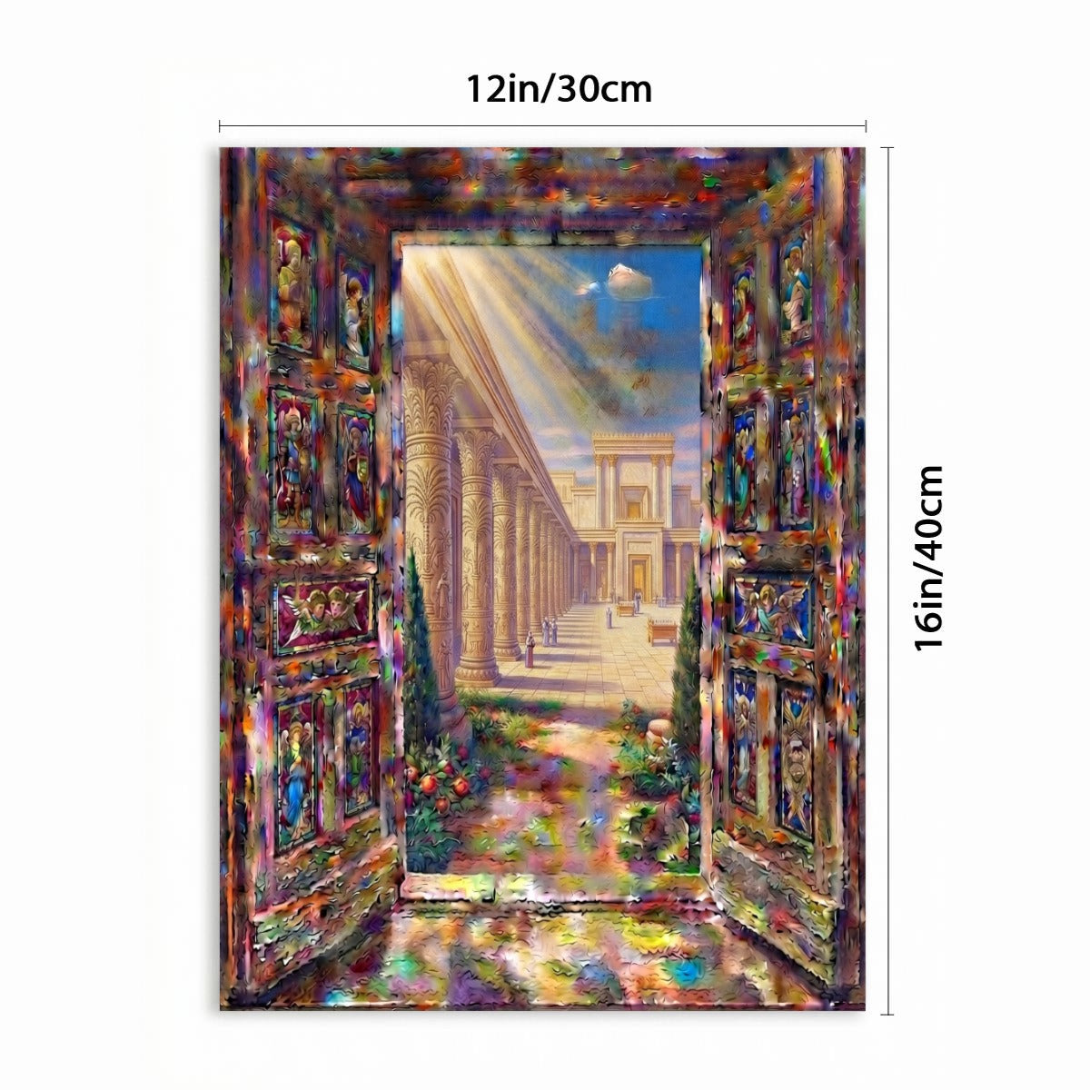 Vertical Framed Canvas Wall Art Printed in Canada