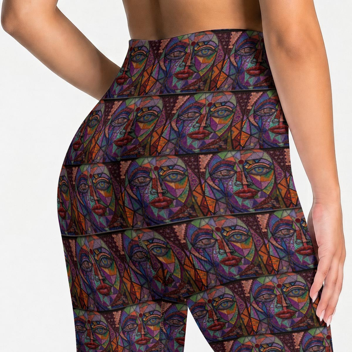 All-Over Print Women's Seamless High Waisted Butt-Lifting Leggings