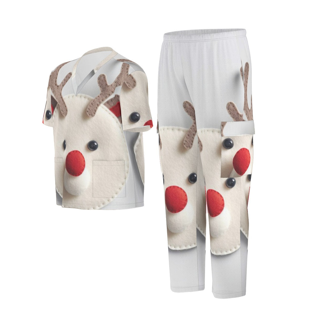 All-Over Print Unisex Scrub Set|Birdseye