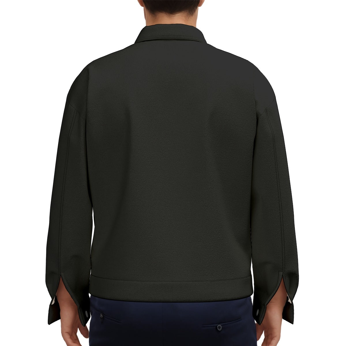 Giacca unisex con stampa all-over e revers | Cotone 245 g/m²