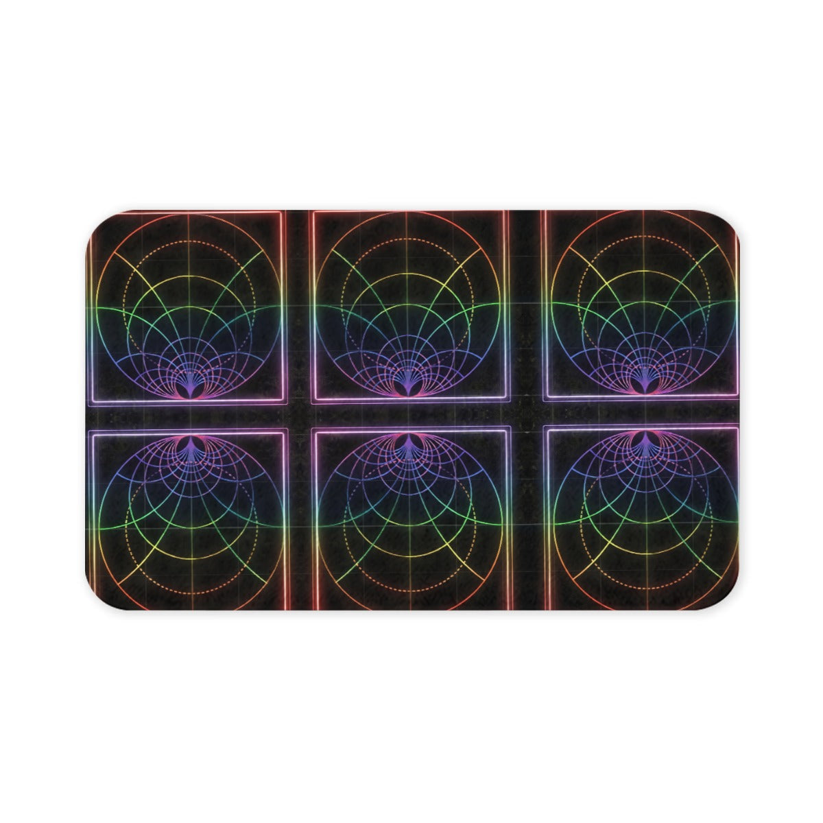Rounded Diatom Mud Floor Mat Printed in Canada