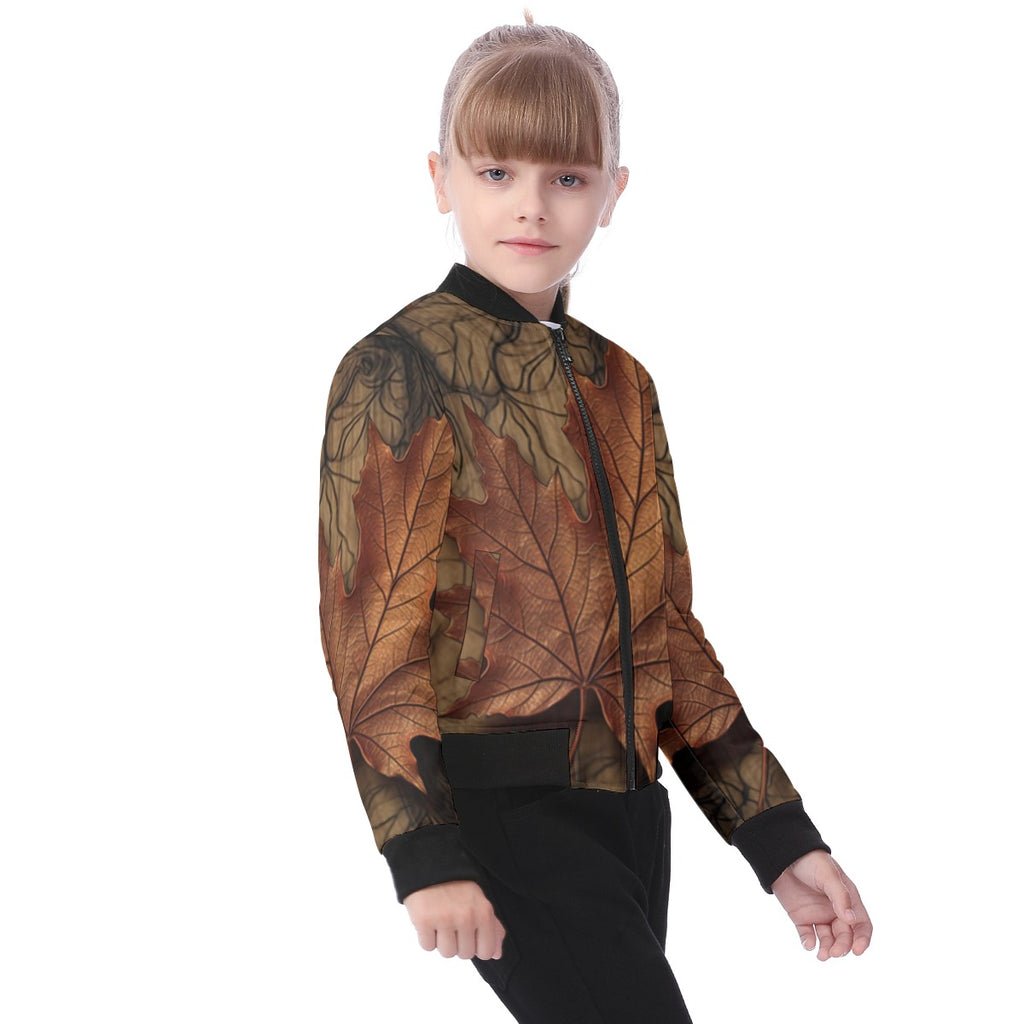 Blouson aviateur enfant à imprimé intégral