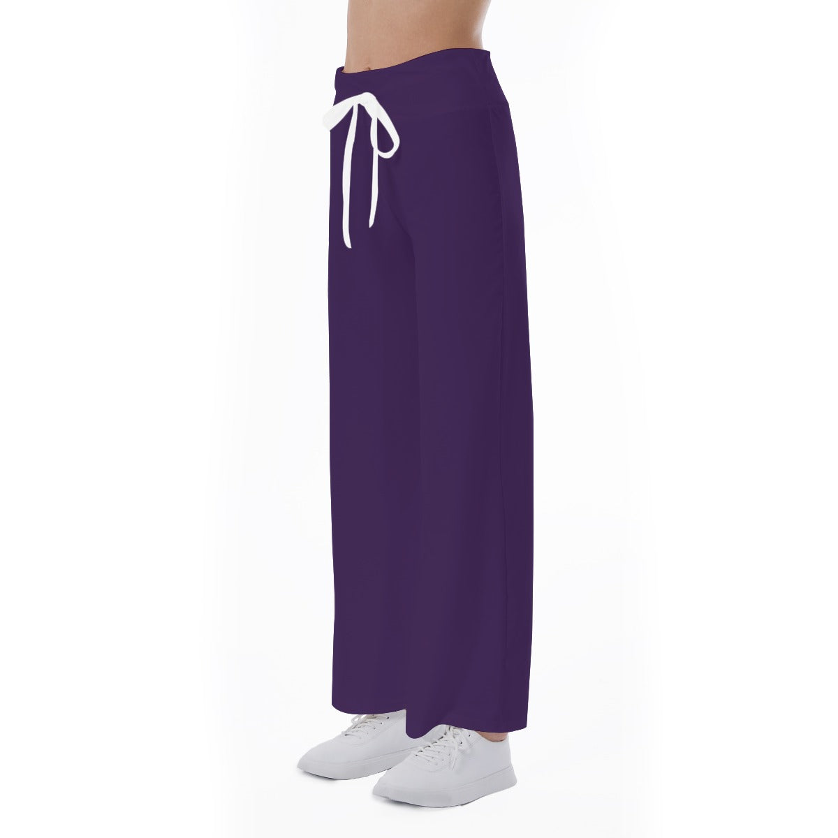 All-Over Print Women's High-waisted Straight-leg Trousers
