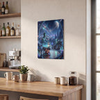 Thickened Rectangular Iron Wall Painting Printed in Canada