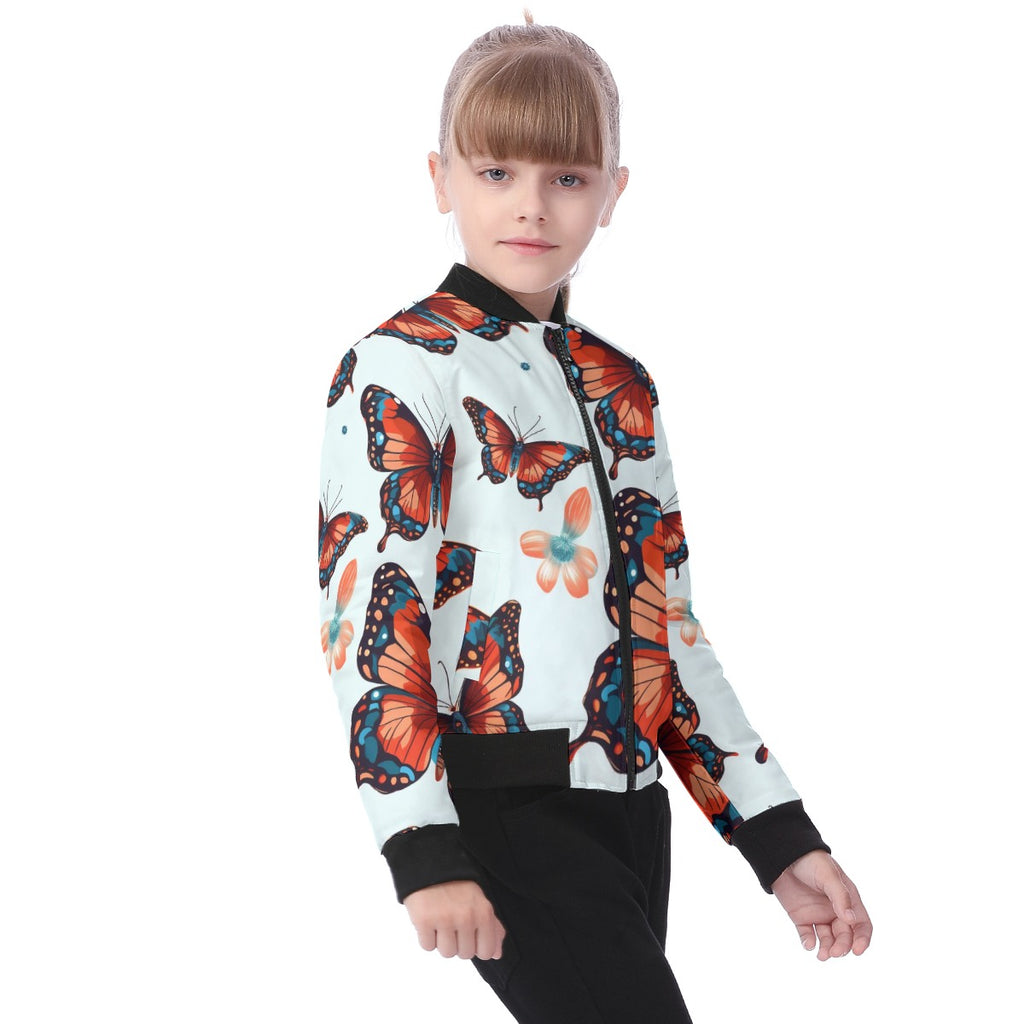 Blouson aviateur enfant imprimé all-over