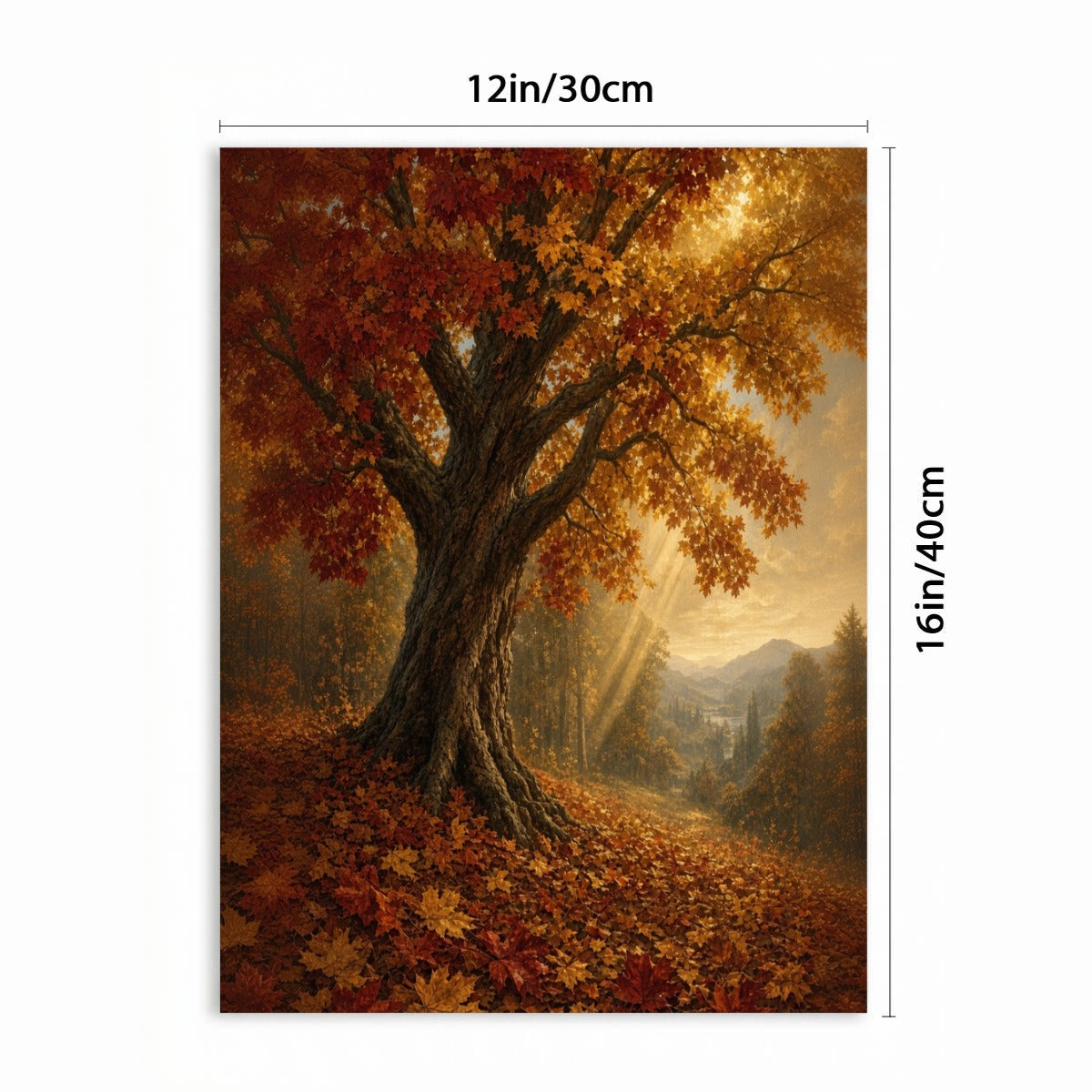 Vertical Framed Canvas Wall Art Printed in Canada