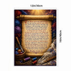 Bible Themed Quotes Designs WIth Purpose Brand Vertical Framed Canvas Wall
