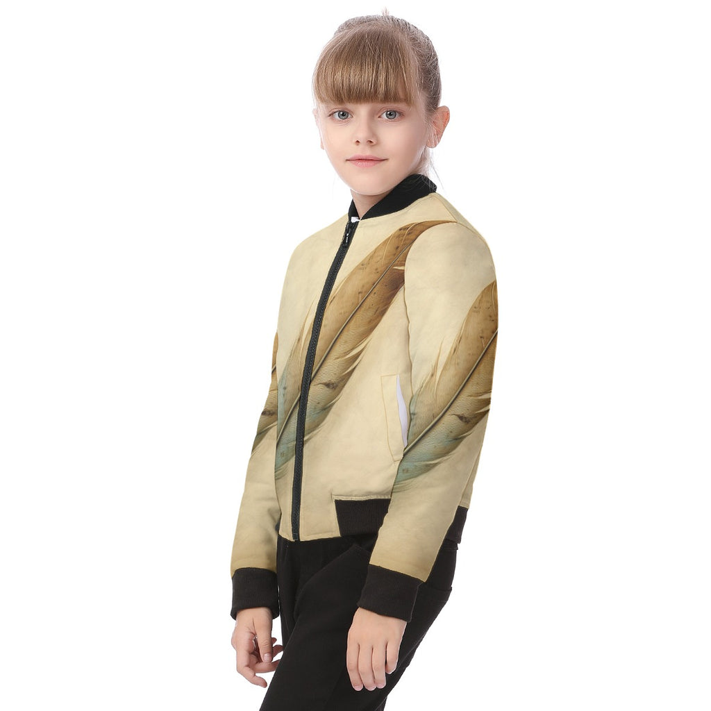 Blouson bombardier enfant imprimé all-over