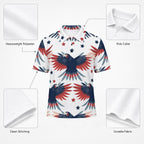 All-Over Print Men's Heavyweight Polyester Polo Shirt|210GSM
