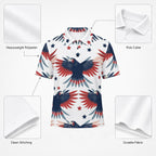 Polo da uomo in poliestere pesante con stampa all-over|210 g/m²