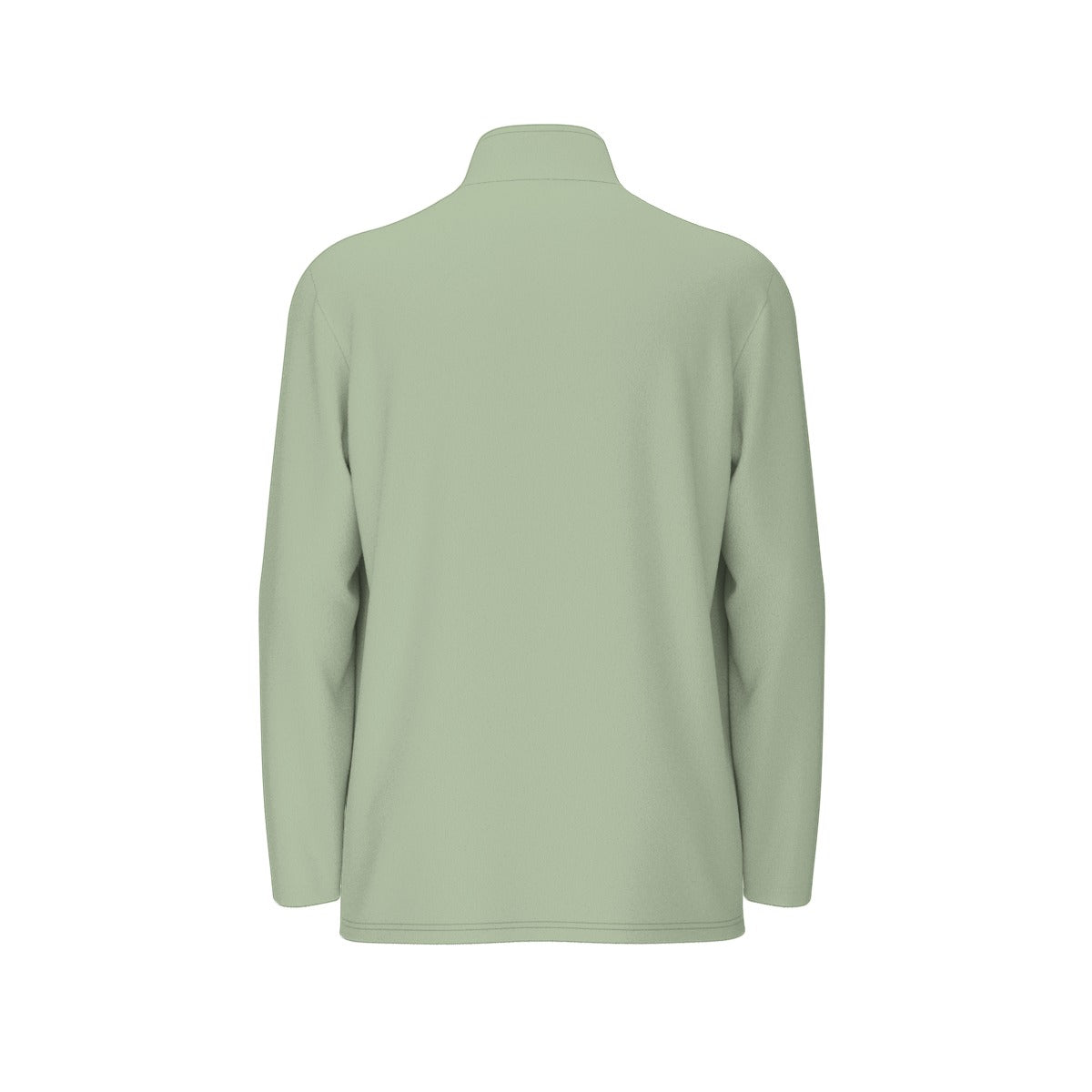 All-Over Print Men's Sports Collar Jersey With Long Sleeve