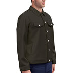 All-Over Print Unisex Lapel Jacket | 245GSM Cotton