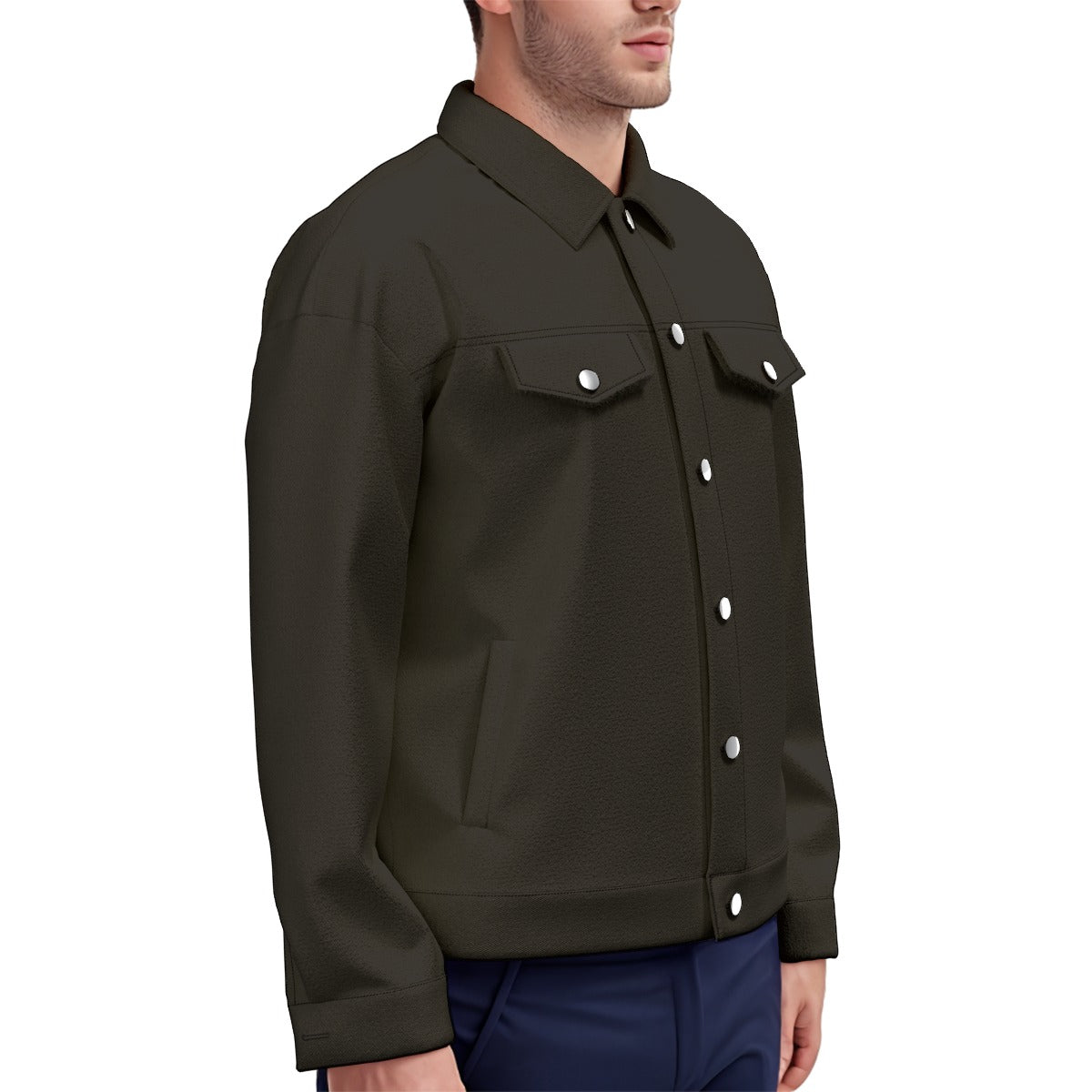 All-Over Print Unisex Lapel Jacket | 245GSM Cotton