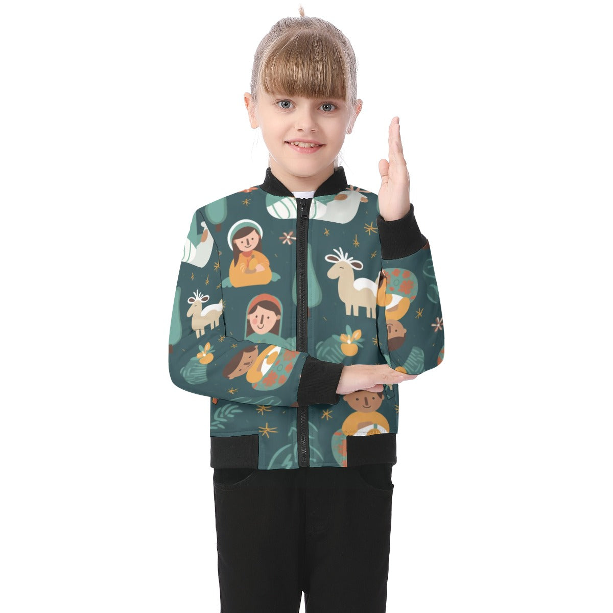 All-Over Print Kid's Bomber Jacket