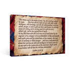 Bible Quote Framed Single-Piece Mural Printed in USA 3:2
