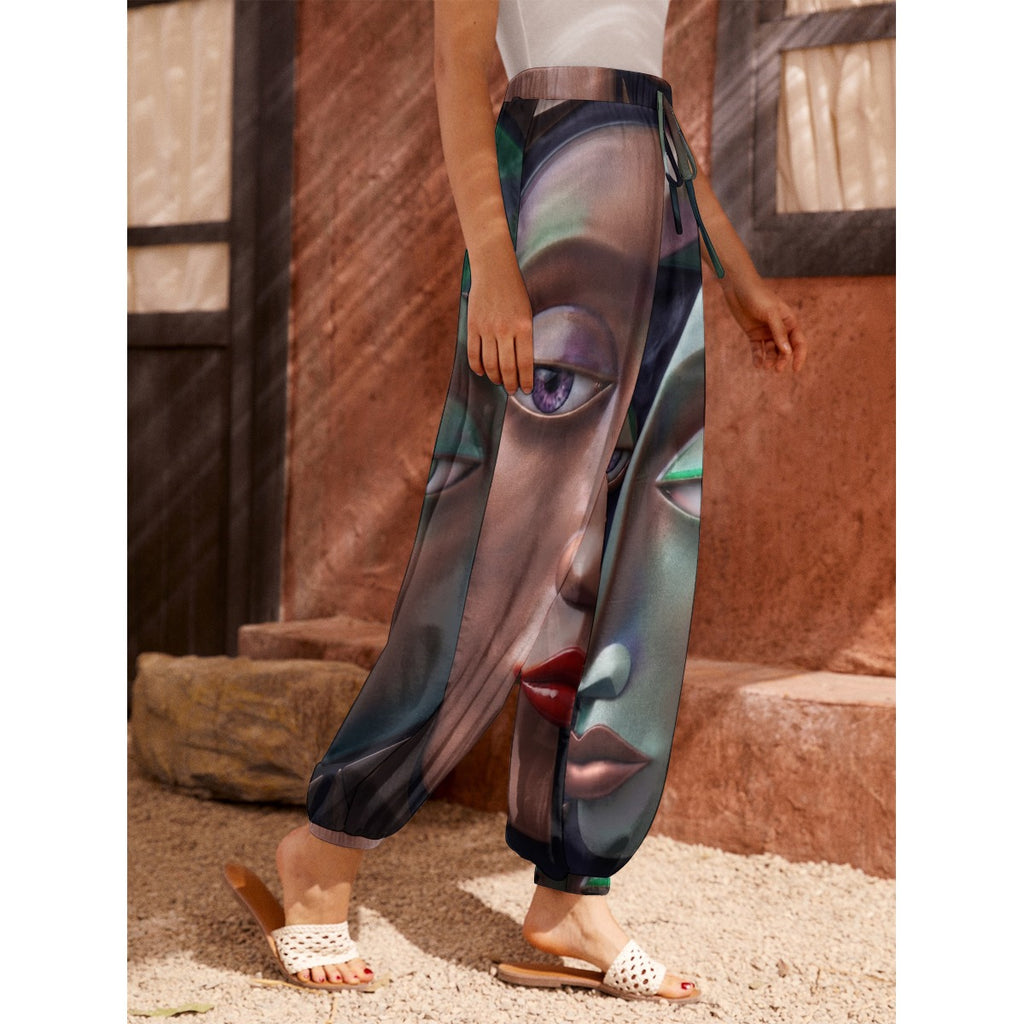 All-Over Print Women's Carrot Pants