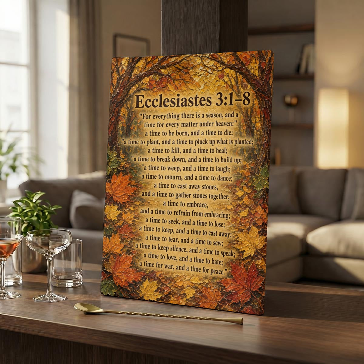 Vertical Framed Canvas Wall Art Printed in Canada