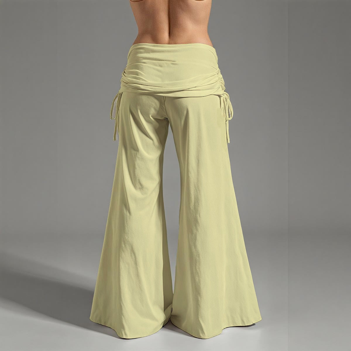 All-Over Print Women's High Waist Wide Leg Pants