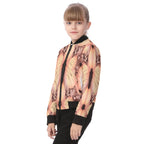 Bomber per bambini con stampa all-over