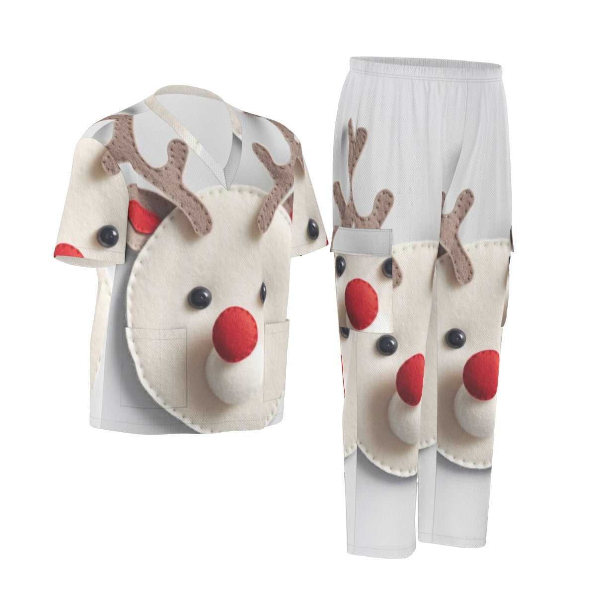 All-Over Print Unisex Scrub Set|Birdseye