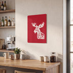 Thickened Rectangular Iron Wall Painting Printed in Canada