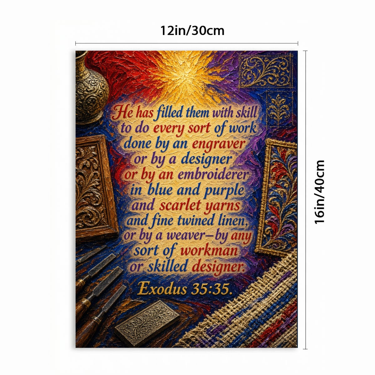 Beautiful that is nice now make a new painting with same quote in a bigger font