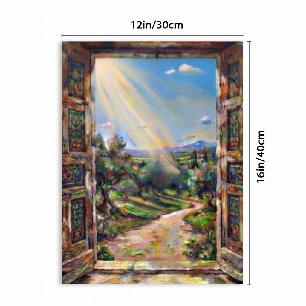 Light Through An Open Door Designs WIth Purpose Brand Vertical Framed Canvas Wall