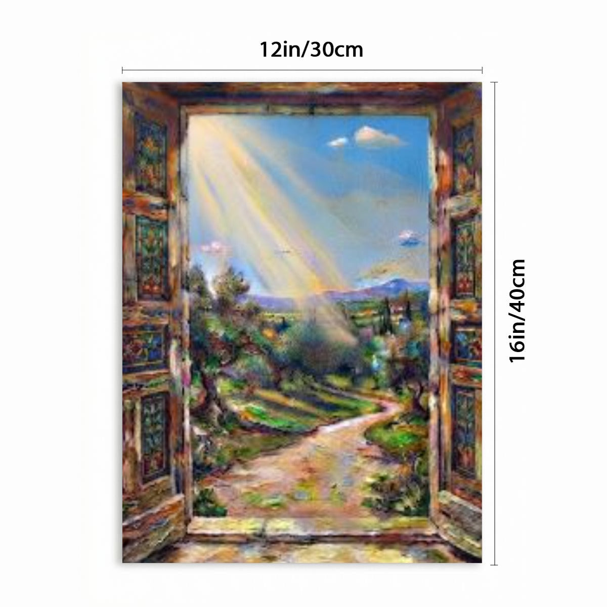 Vertical Framed Canvas Wall Art Printed in Canada